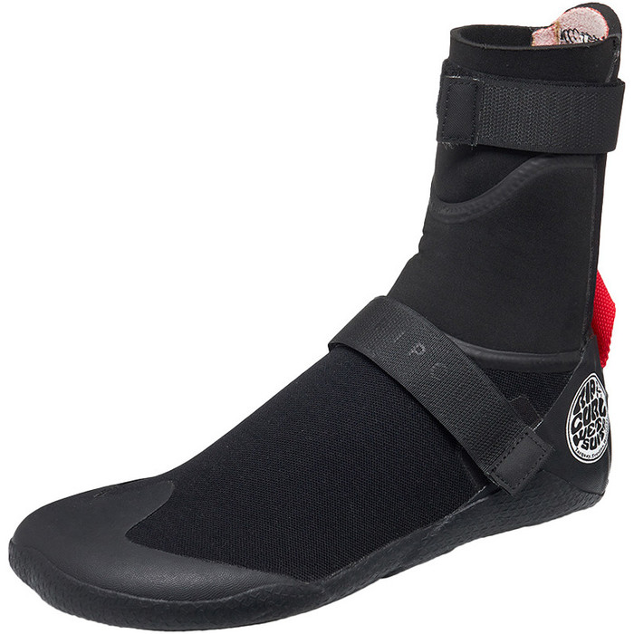 2024 Rip Curl Flashbomb 5mm Bota Neopreno Punta Redonda 114msa - Negro